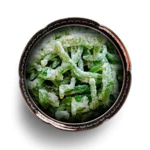 LIMÃO EM TIRAS CRISTALIZADAS 100g